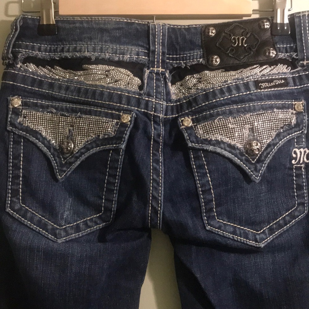 |Miss Me| Embellished Bootcut Jean Sz 27 JP5010-7